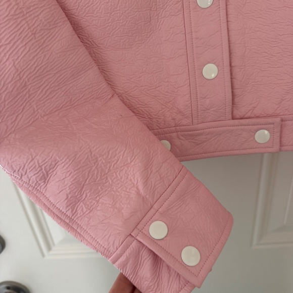 Vintage COURREGES Pink Vinyl Jacket - Picture 7 of 8